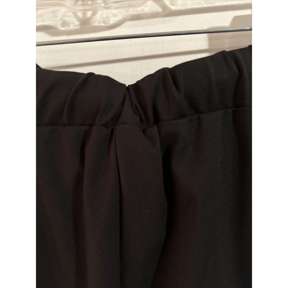 Joie Pull On Pants Drawstring Waist Slit Ankles Black Slinky Stretch Size Medium - Picture 7 of 7